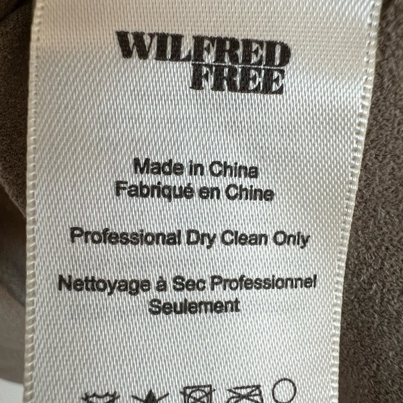 Wifred Free Nori Suede dress, grey, size M, with pockets - Picture 6 of 7